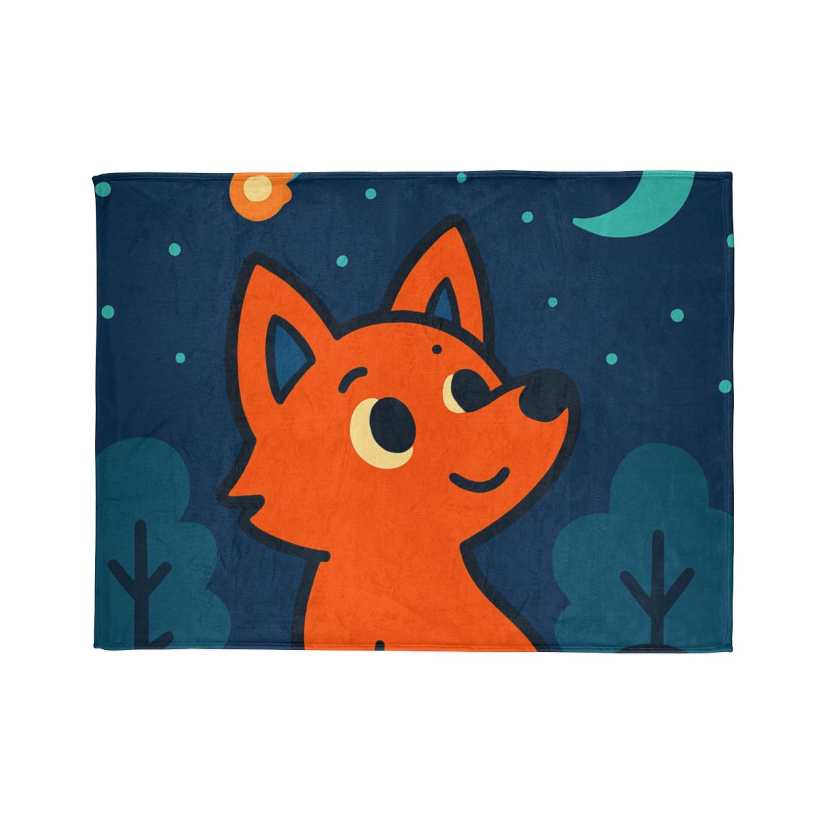 Starlight Forest Fox warm winter blankets