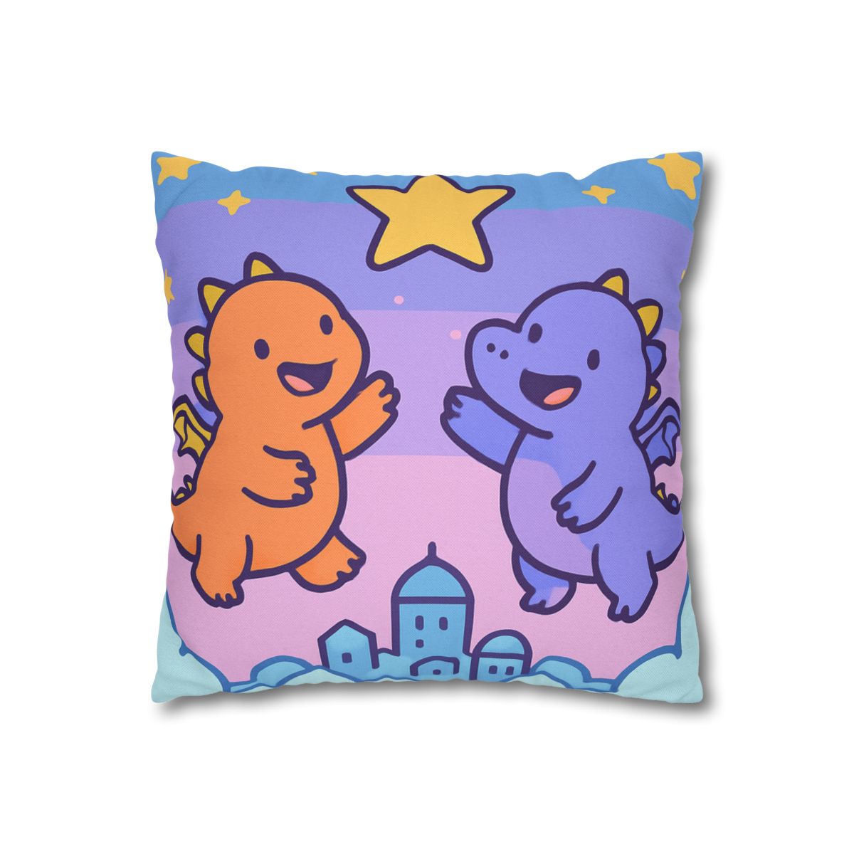 Starlight Cloud City Dragons personalized pillow covers