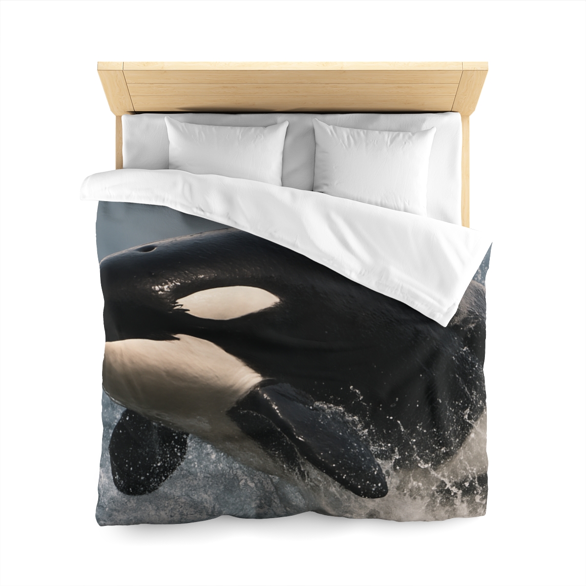 Storm Crest Orca personalized bedding duvets