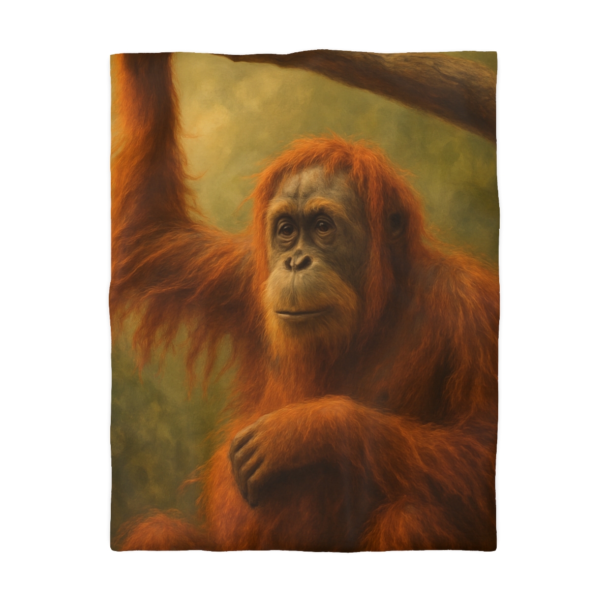 Canopy Sage Orangutan unique patterned duvets