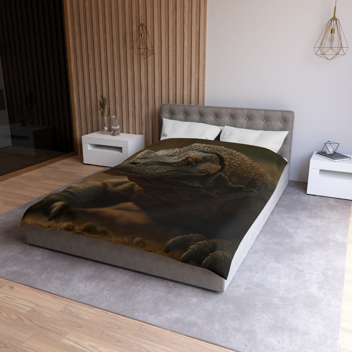 Ancient Sentinel Komodo Dragon warm winter duvets