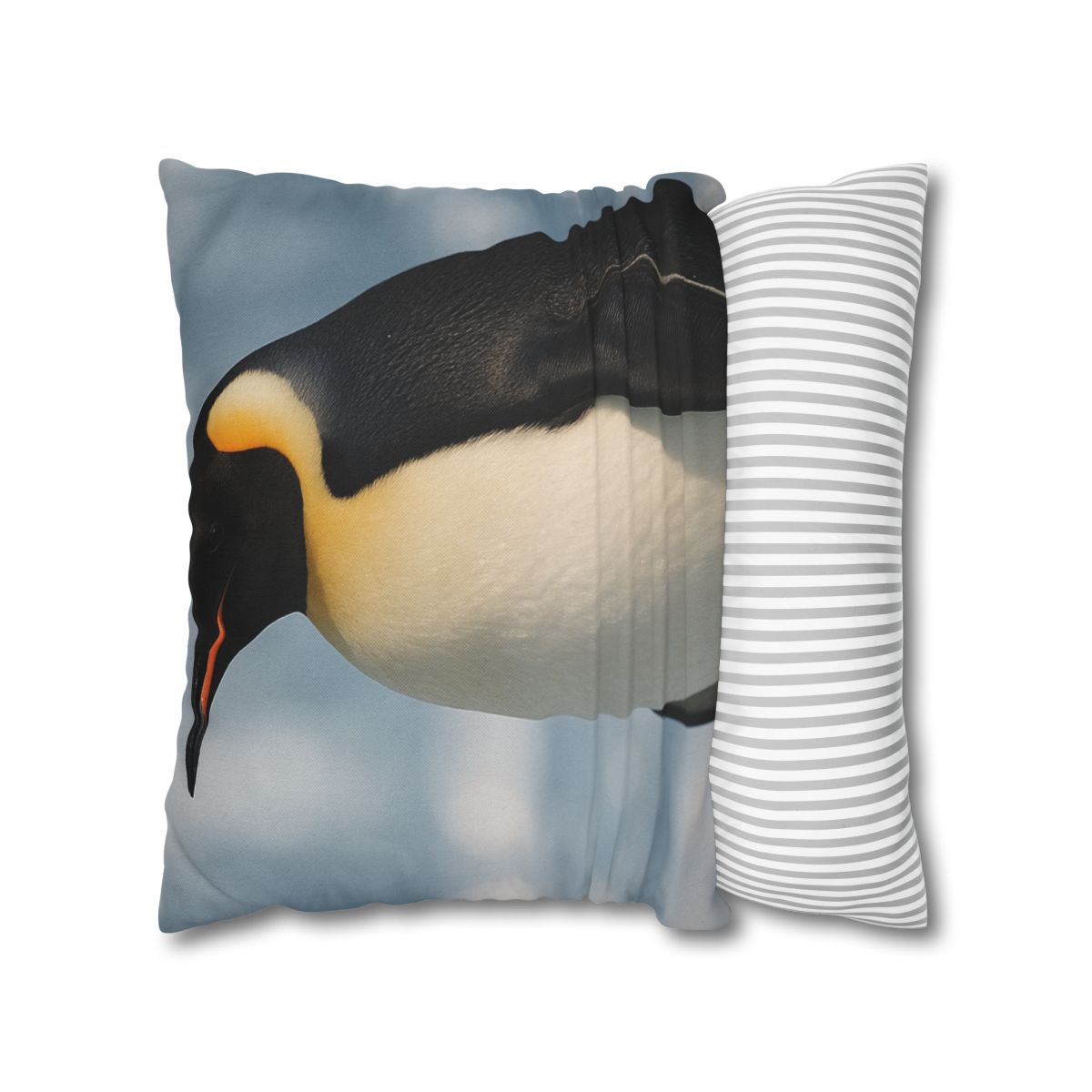 Aurora Drift Emperor Penguin stylish decorative pillowcases