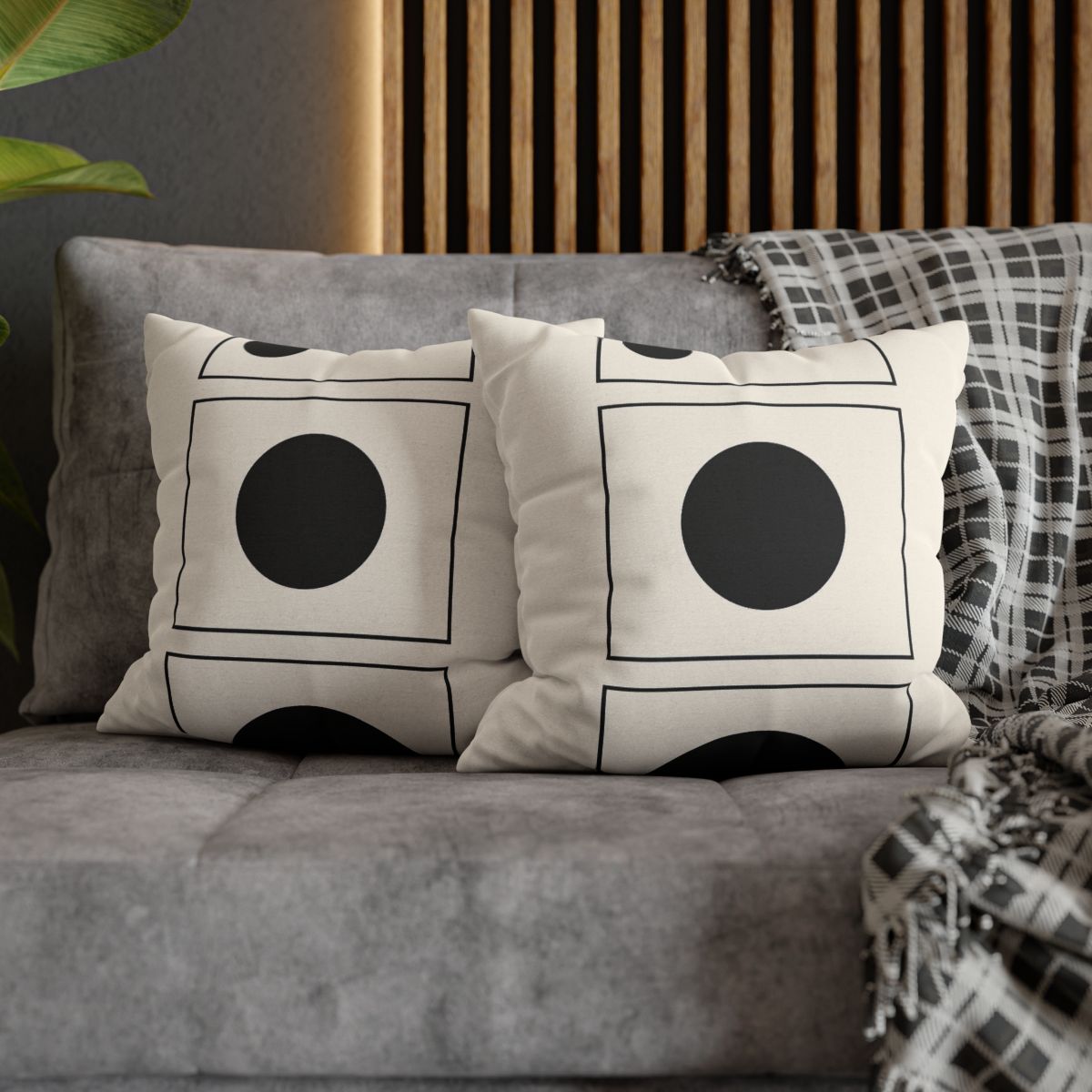 Eclipse Frame Triptych unique gift pillow cases