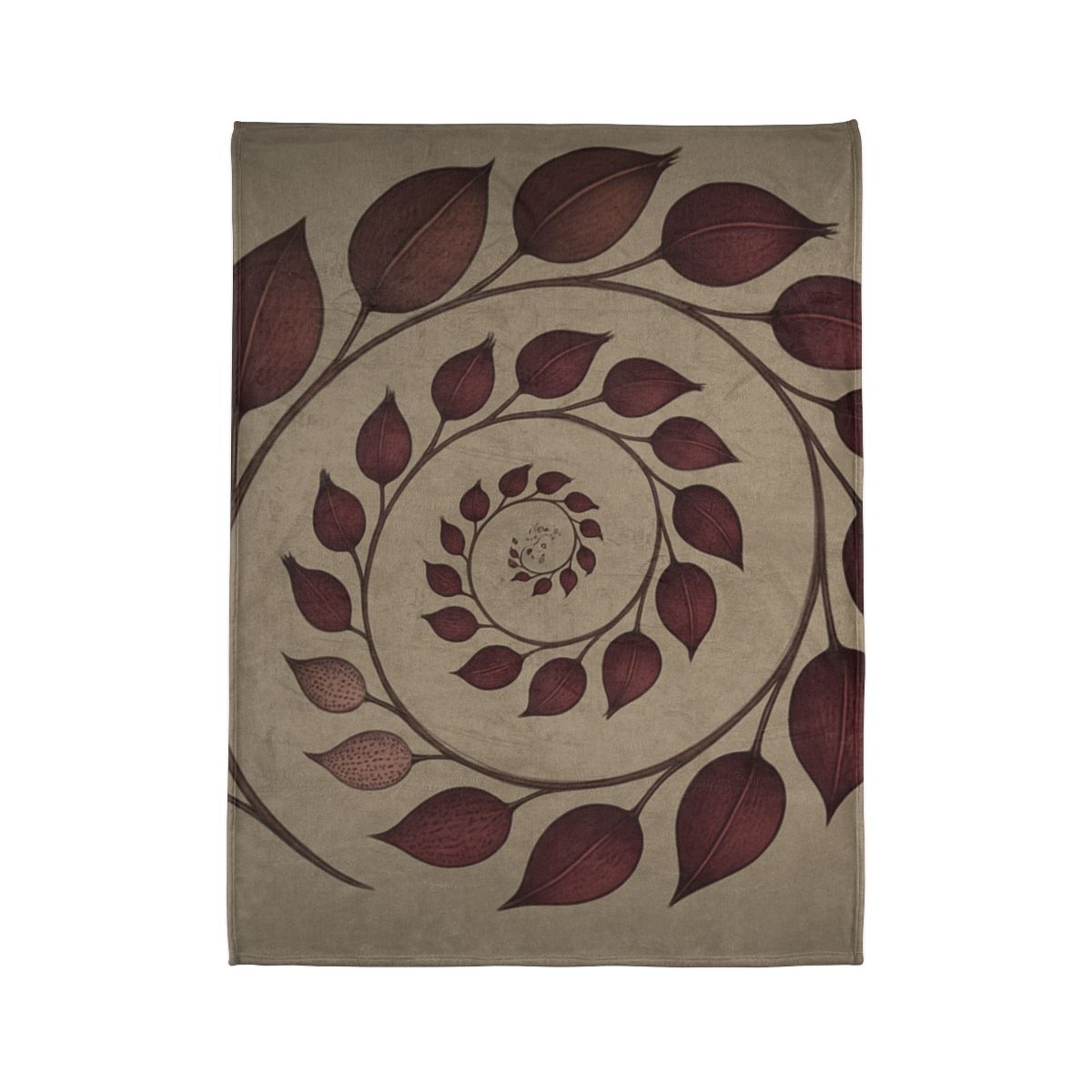 Spiral Seed Pod Array decorative home blankets