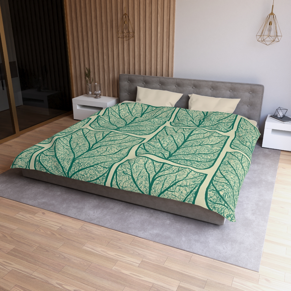 Leaf Vein Lace Grid personalized bedding duvets