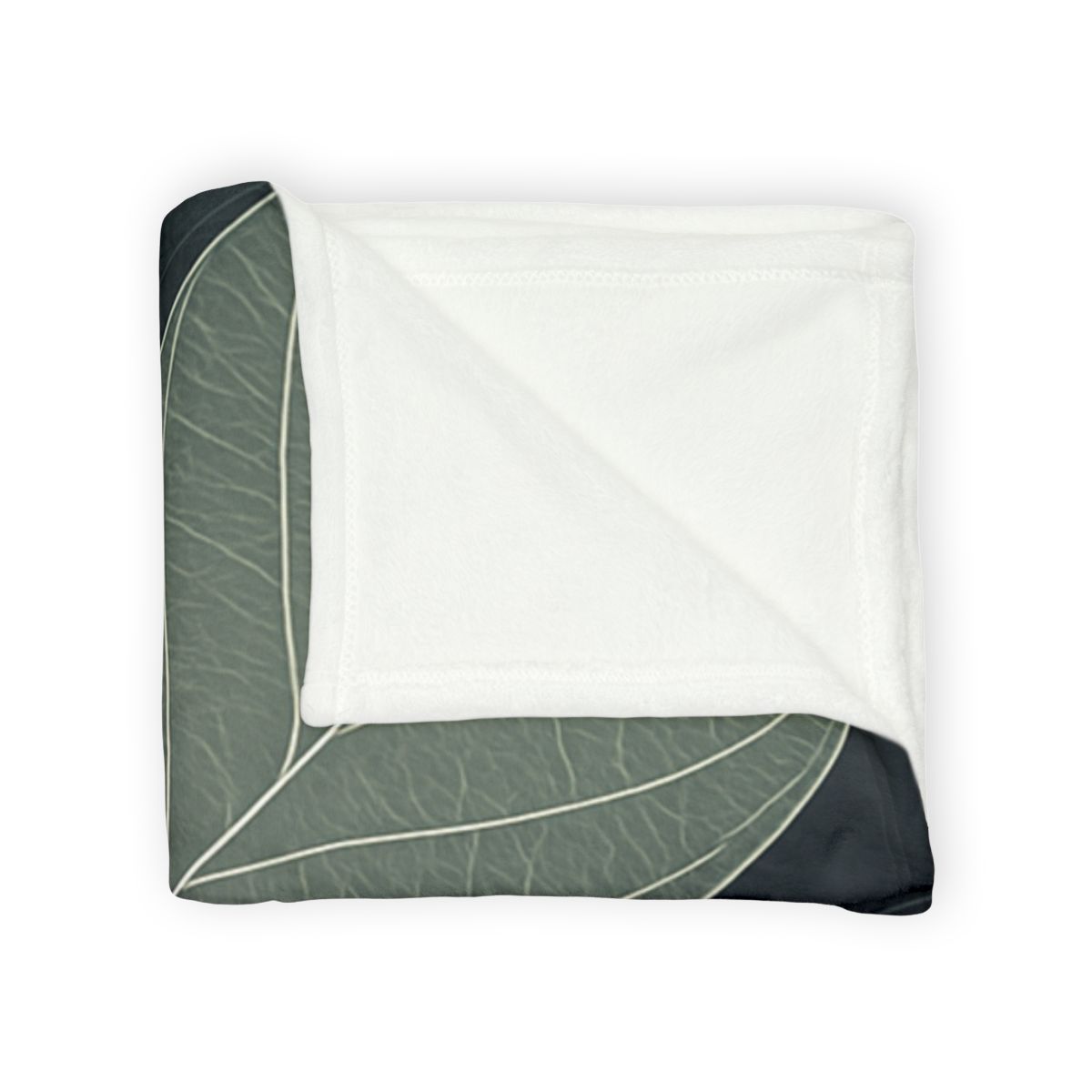 Leaf Vein Circuit Filigree designer printed blankets