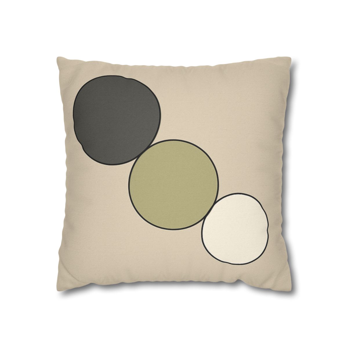 Staggered Trio Of Circles Harmony unique gift pillow cases