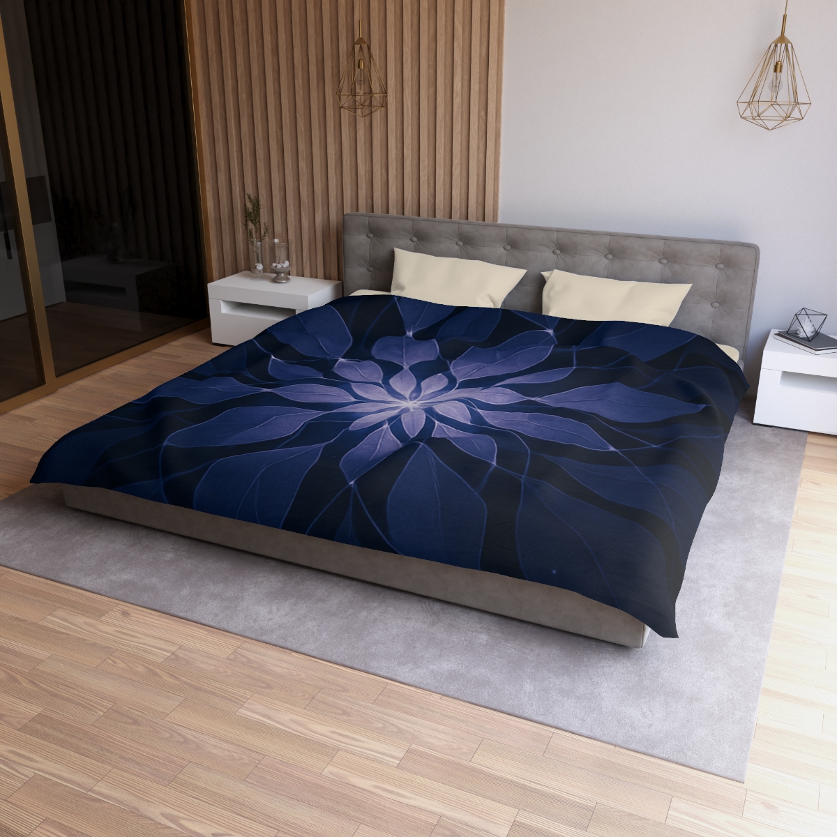 Starlit Petal Lattice trendy bedroom duvets