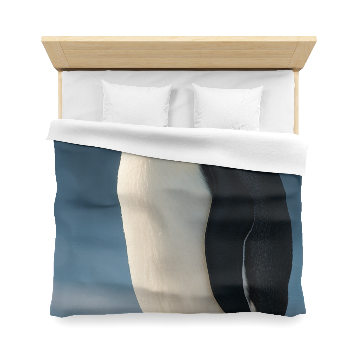 Aurora Drift Emperor Penguin custom duvets