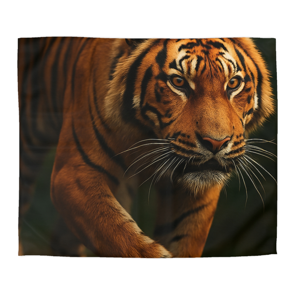 Forest Stalker Bengal Tiger unique patterned duvets