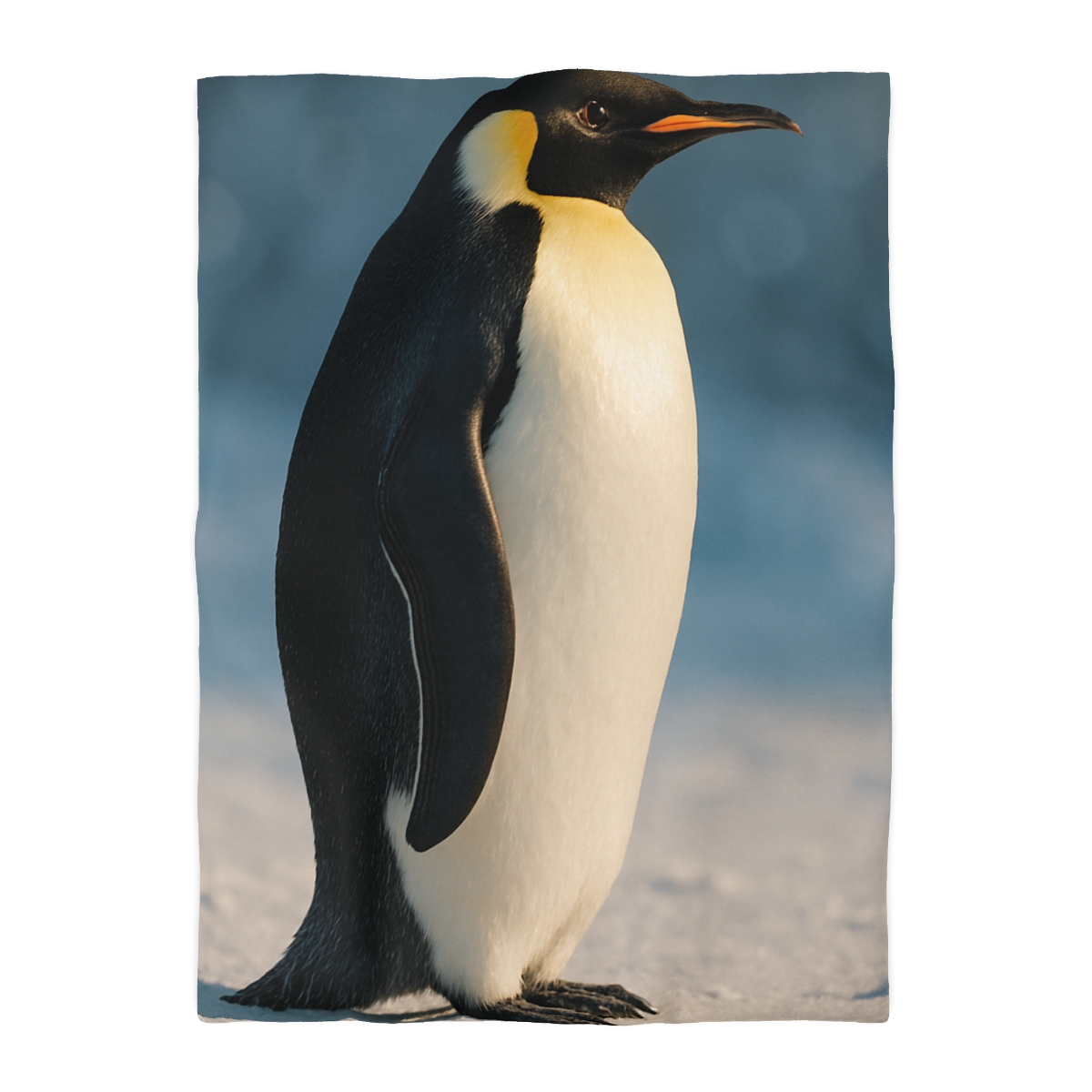 Silver Horizon Emperor Penguin personalized bedding duvets