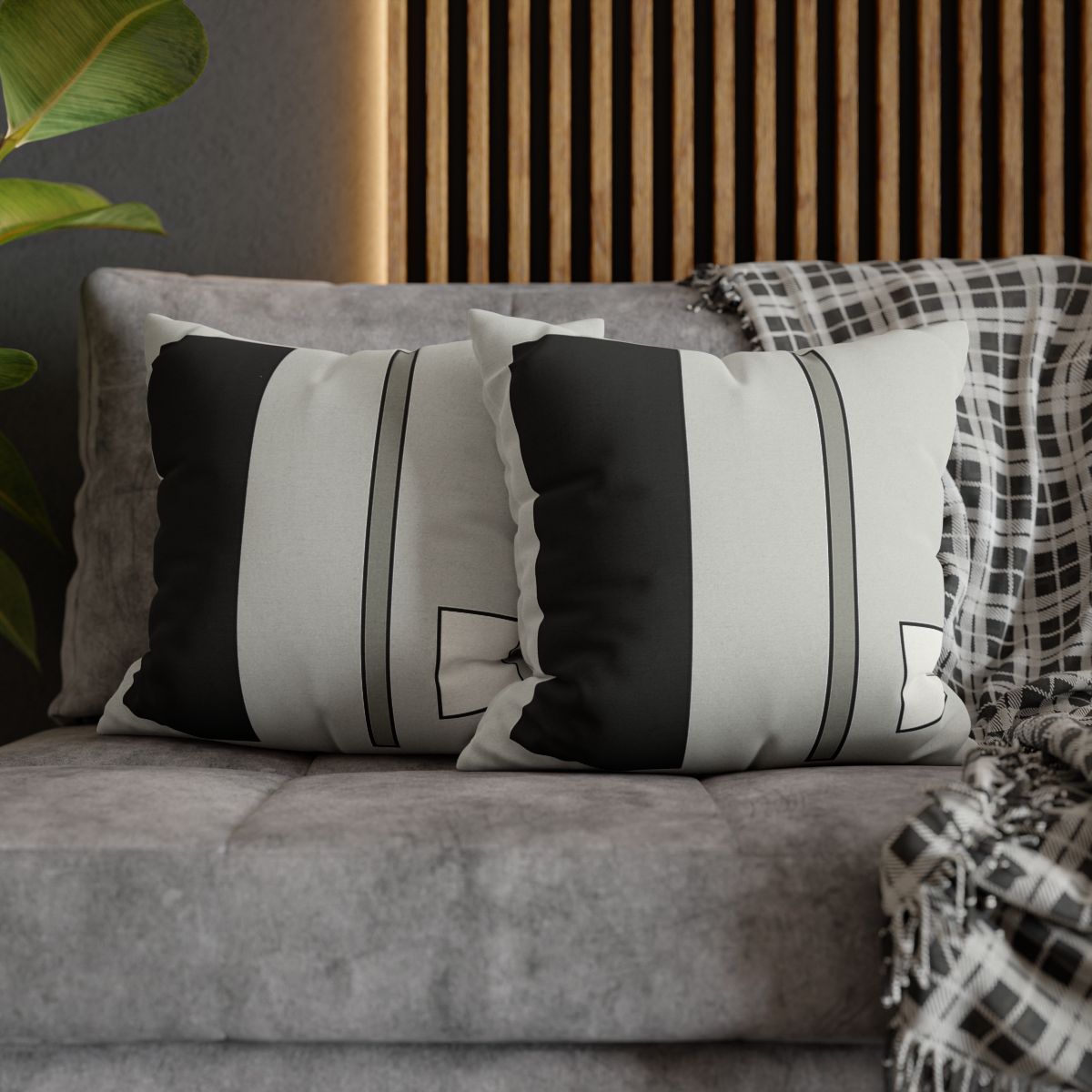 Offset Rectangle Composition unique gift pillow cases