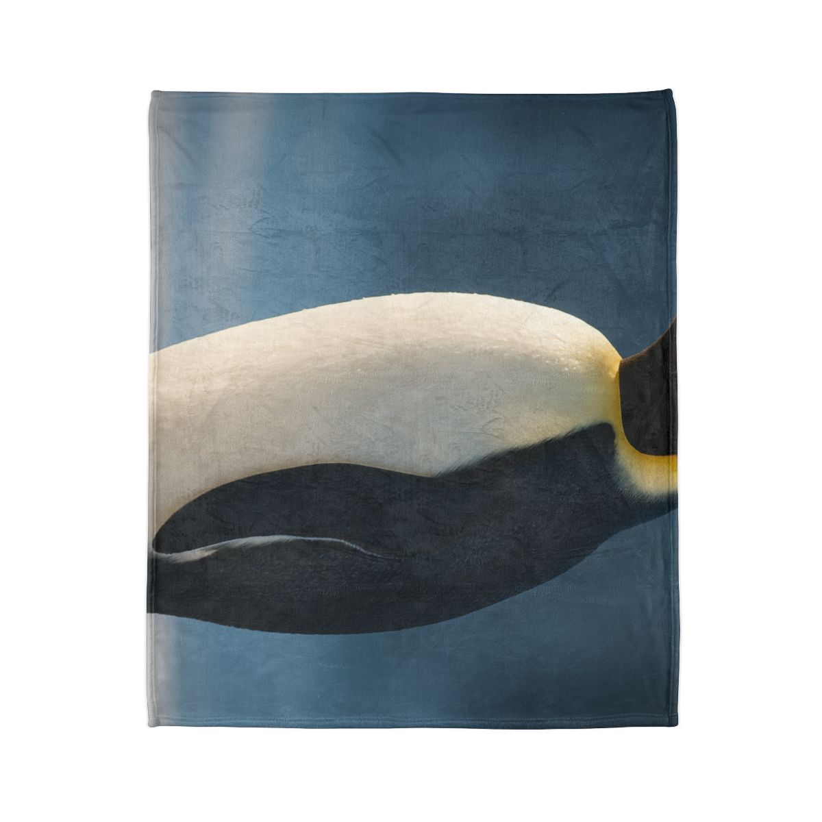 Aurora Drift Emperor Penguin soft fleece blankets