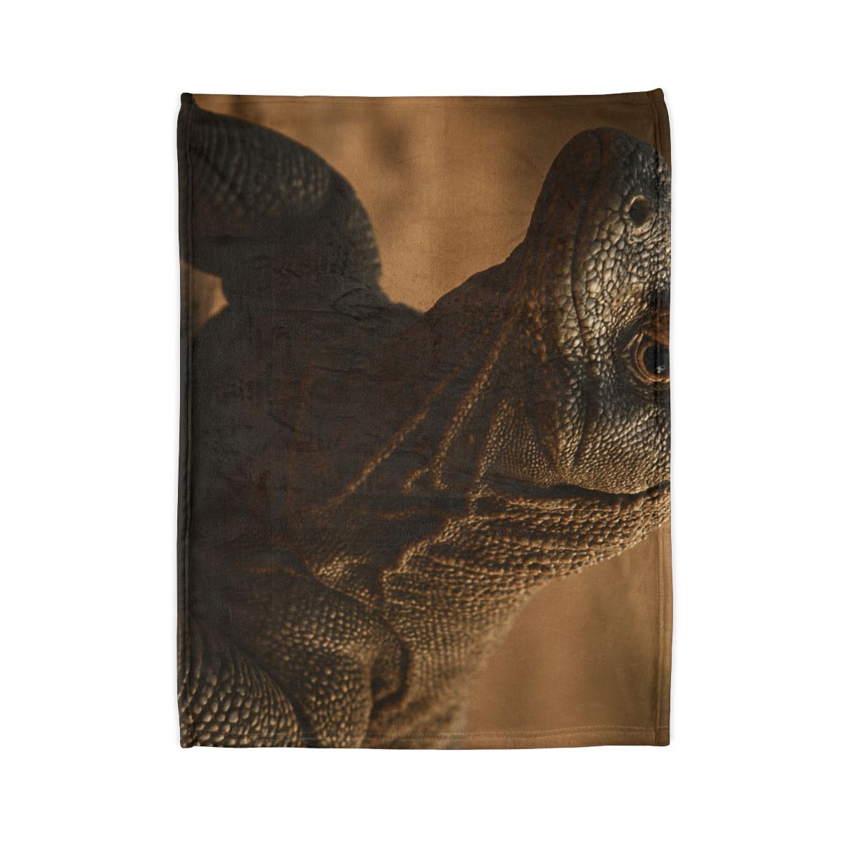 Ancient Sentinel Komodo Dragon trendy patterned blankets