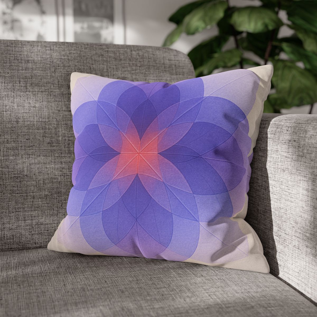 Petal Prism Overlap custom pillow cases