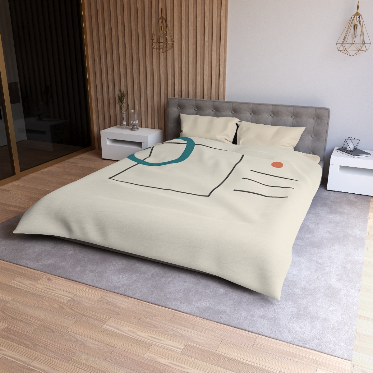 Open Frame With Drifted Ring trendy bedroom duvets