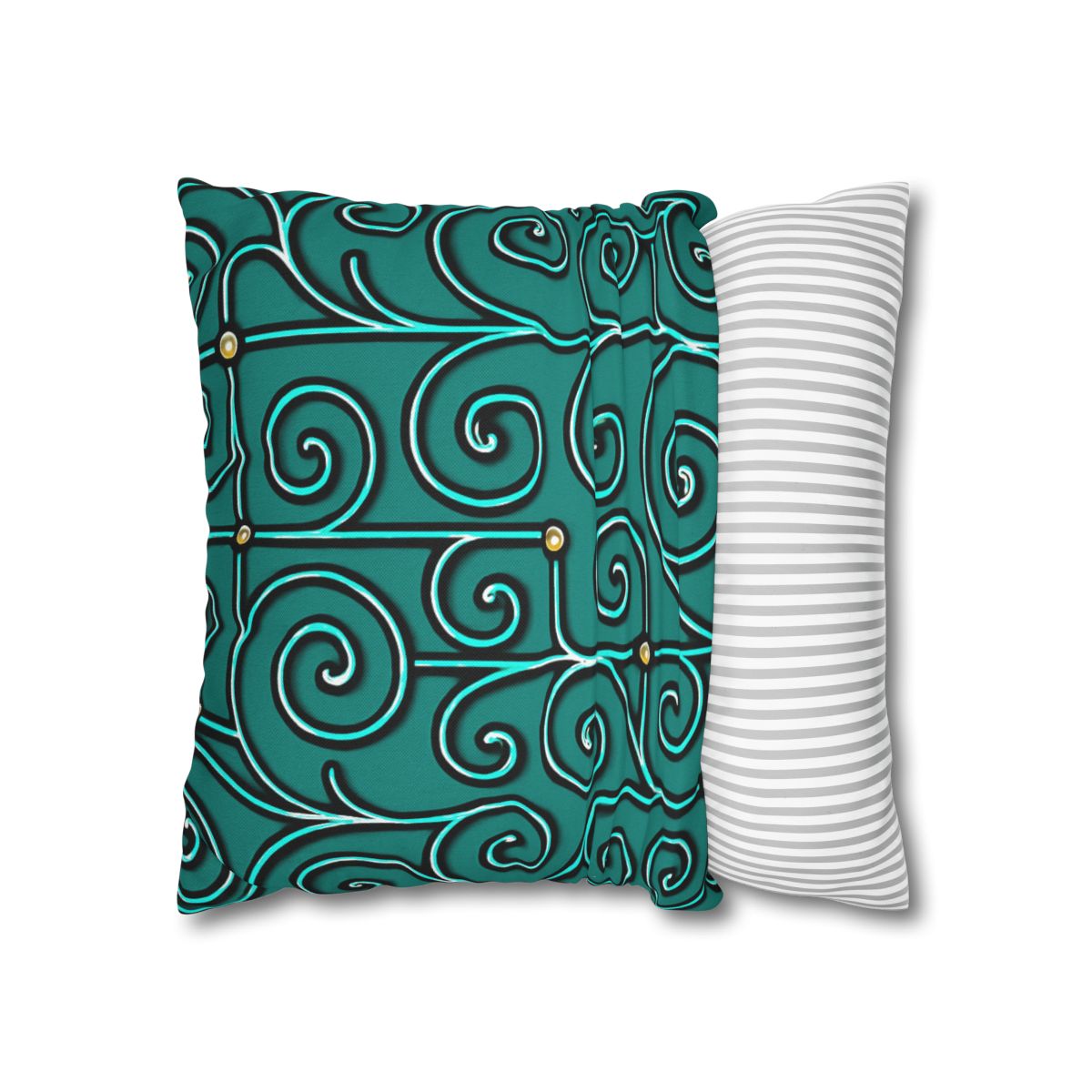 Tendril Circuit Lattice personalized pillow covers