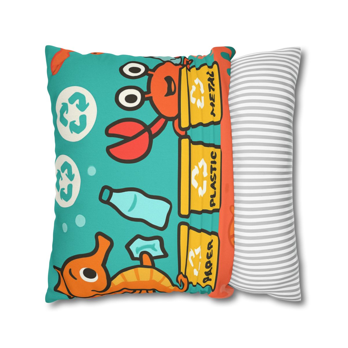 Coral City Recycling Seahorse Patrol unique gift pillow cases