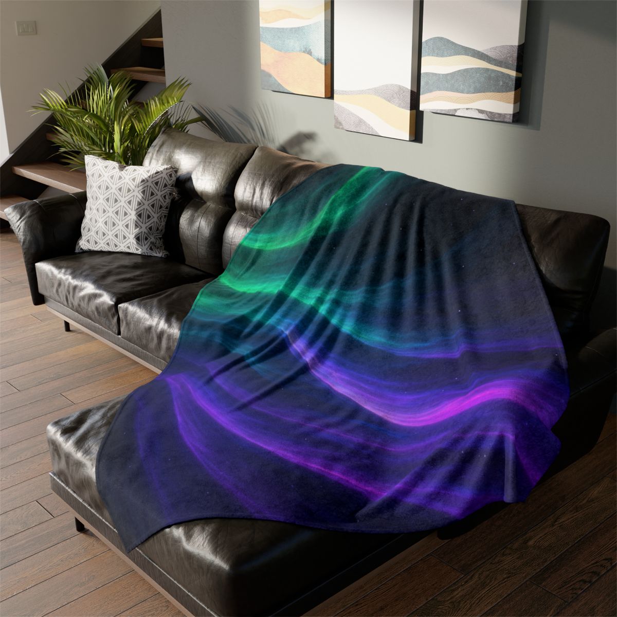 Ion Veil Aurora Tapestry trendy patterned blankets
