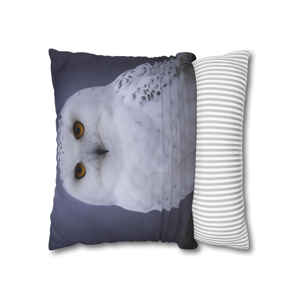 Twilight Watcher Snowy Owl comfortable bedding pillow covers