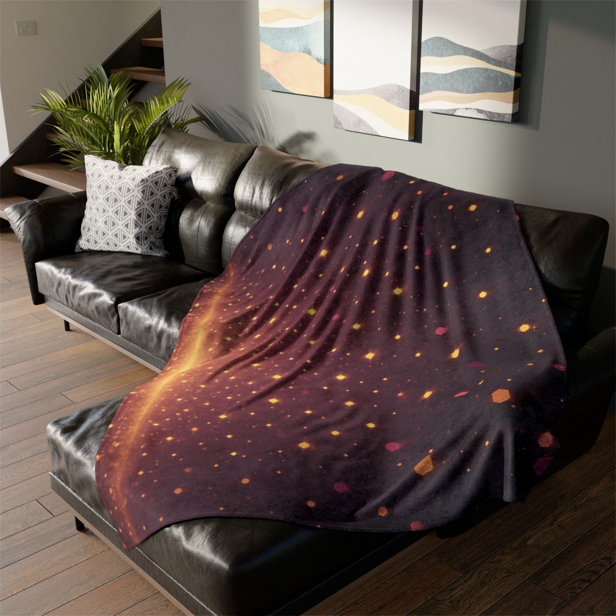 Photon Rain Mosaic warm winter blankets