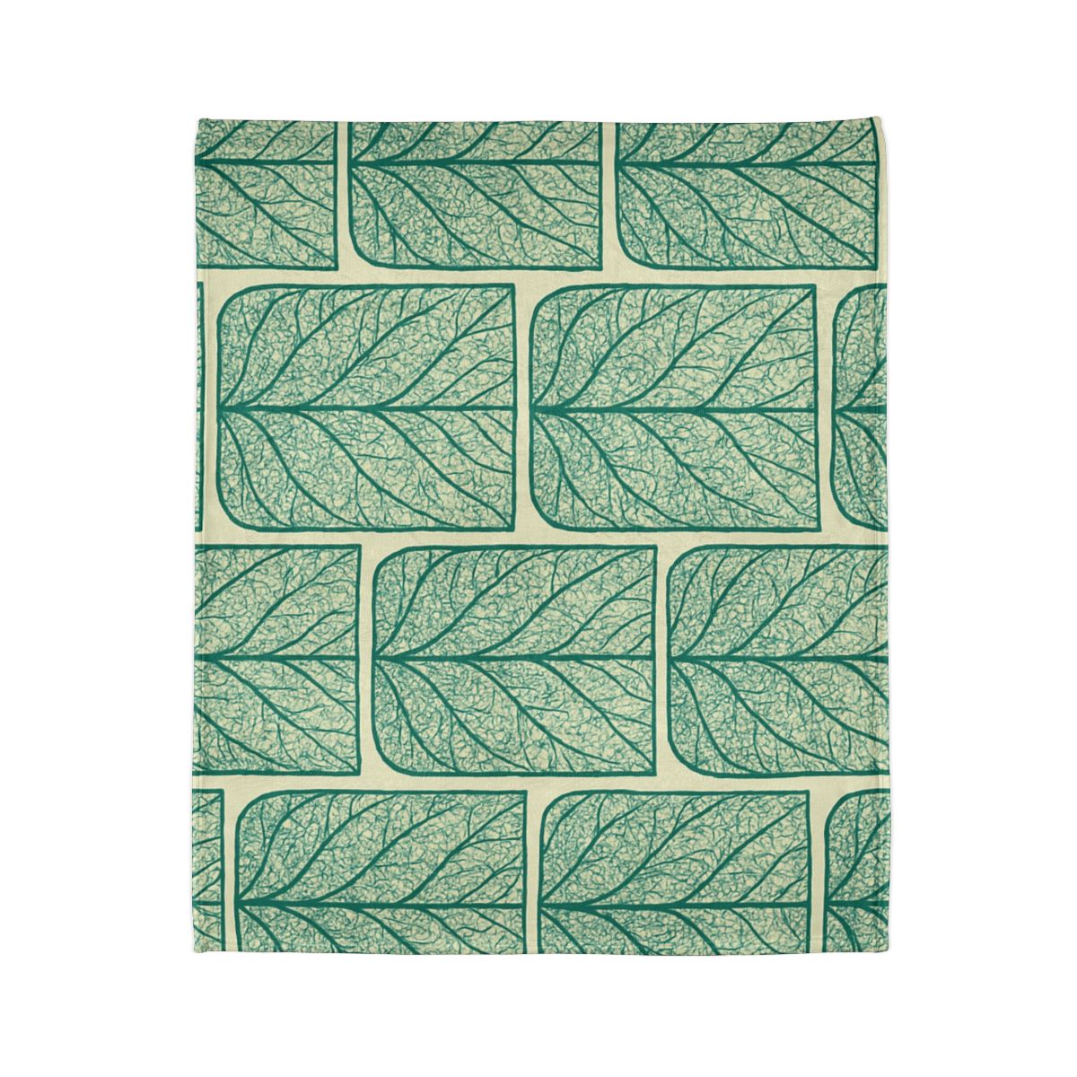 Leaf Vein Lace Grid warm winter blankets
