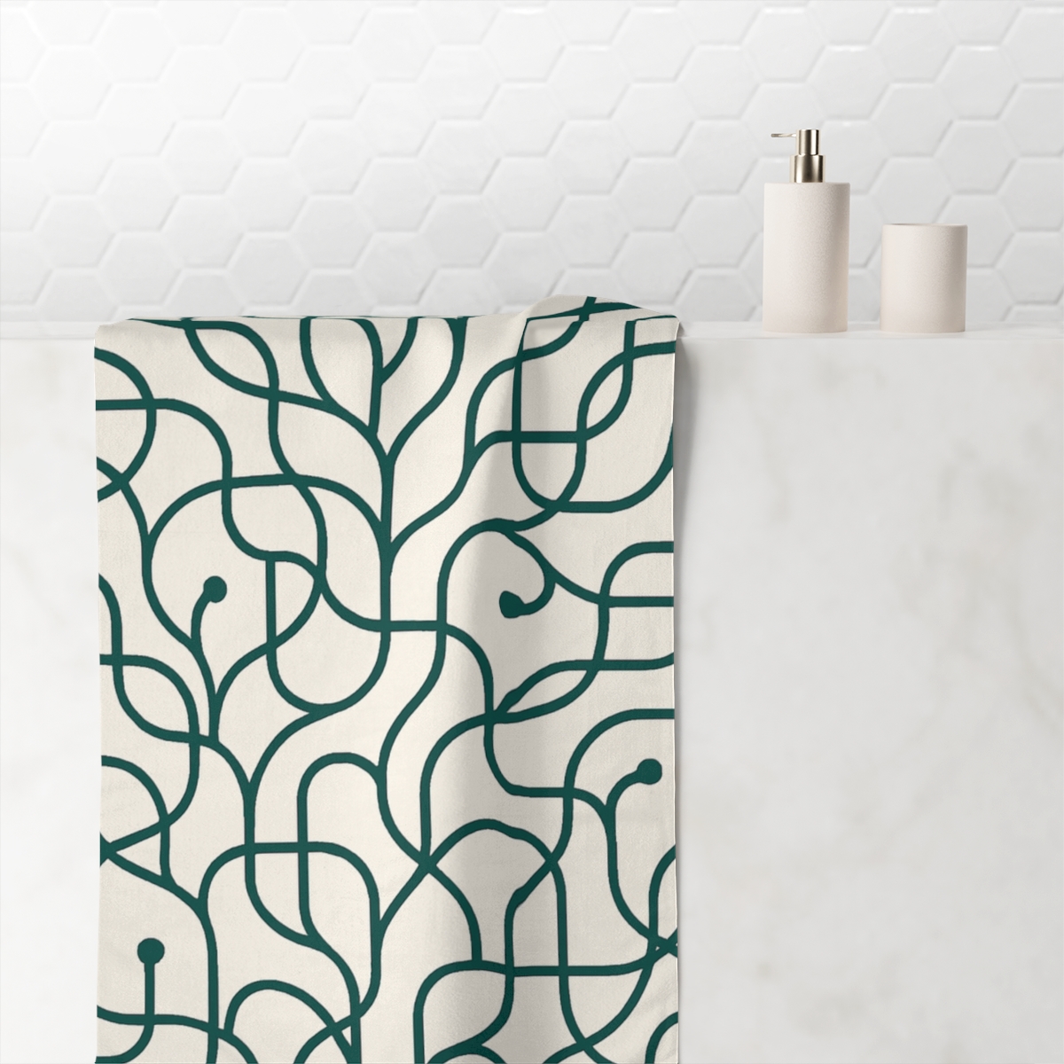 Vine Circuit Web stylish beach towels