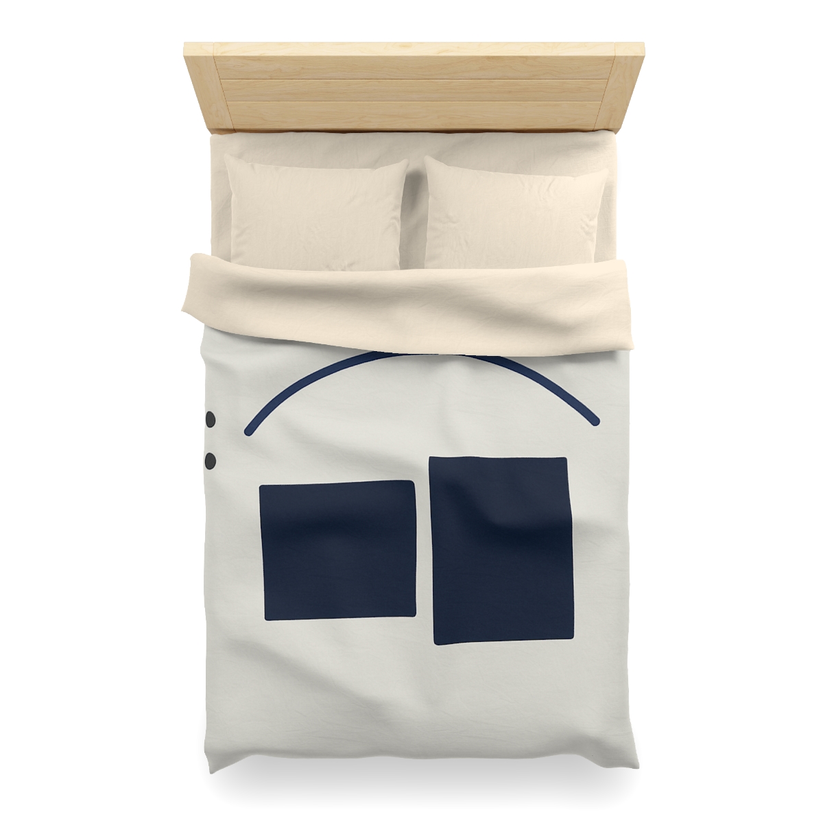 Arc Bridge Over Offset Blocks warm winter duvets