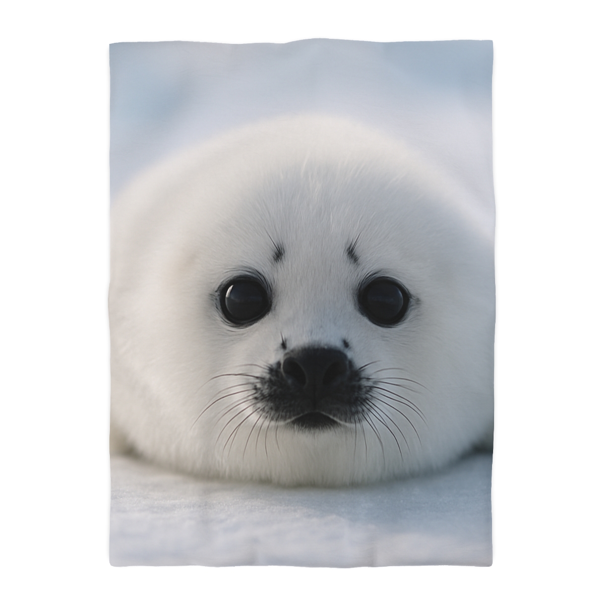 Snow Dream Harp Seal Pup unique patterned duvets