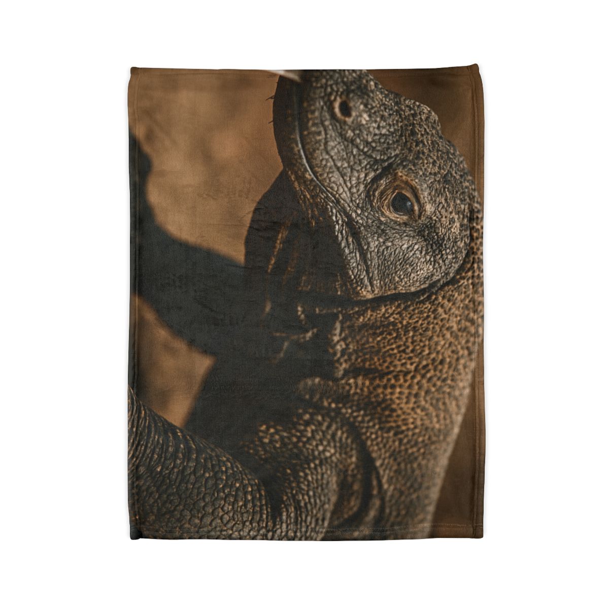 Ancient Sentinel Komodo Dragon stylish throw blankets