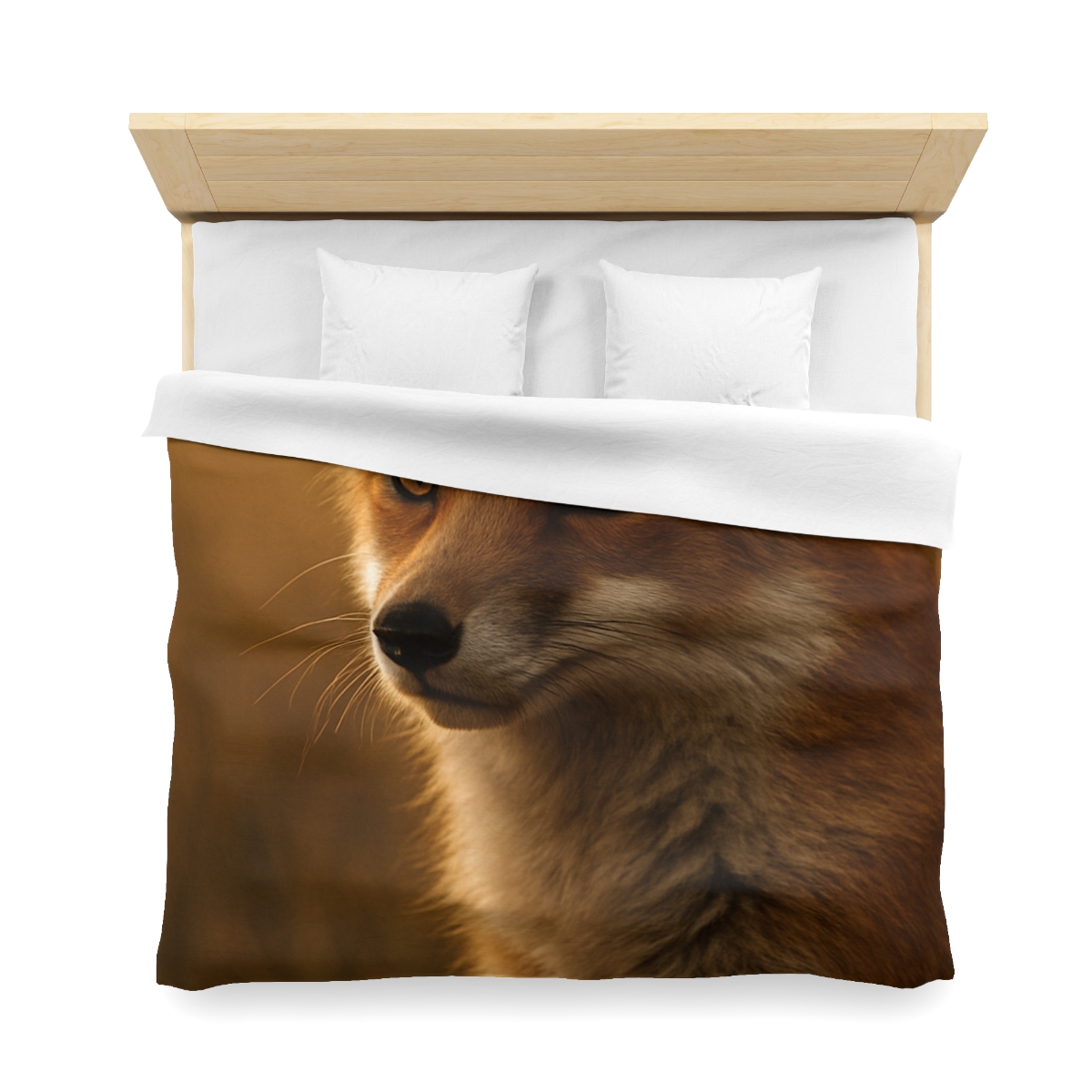 Crimson Whisper Red Fox stylish duvet covers