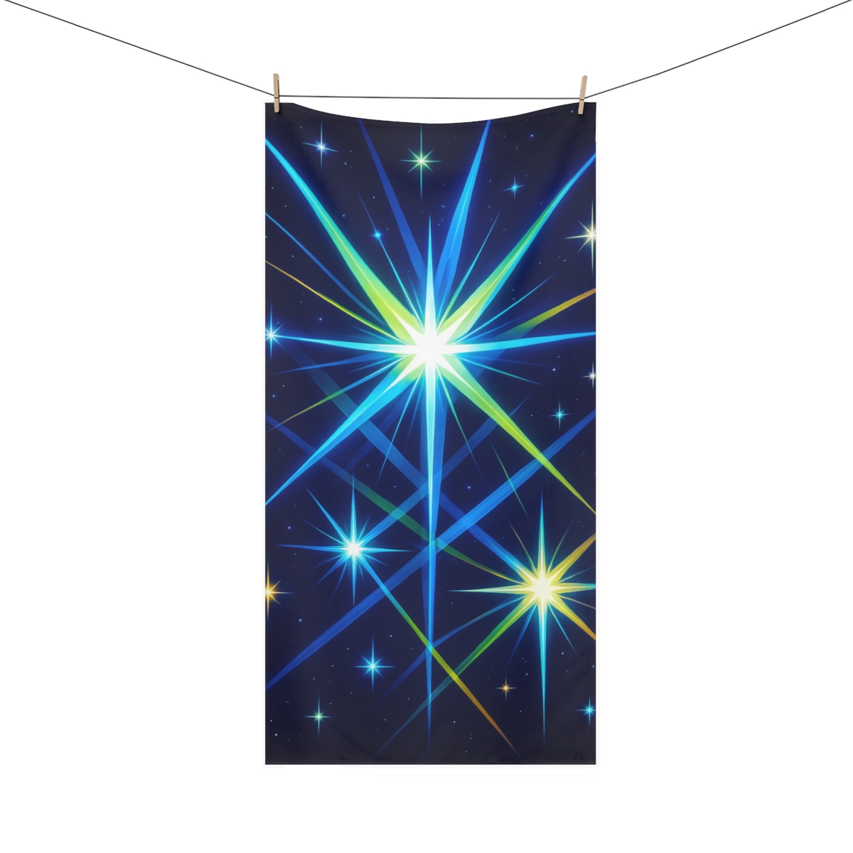 Starburst Lattice Bloom comfortable face towels