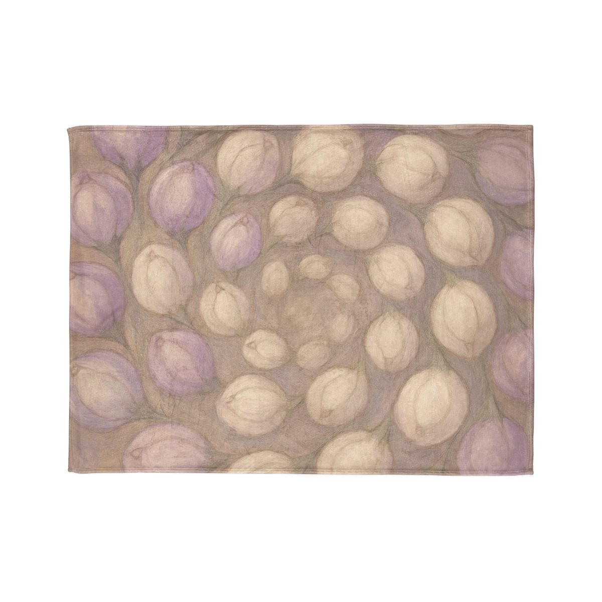 Bud Spiral Chorus soft fleece blankets