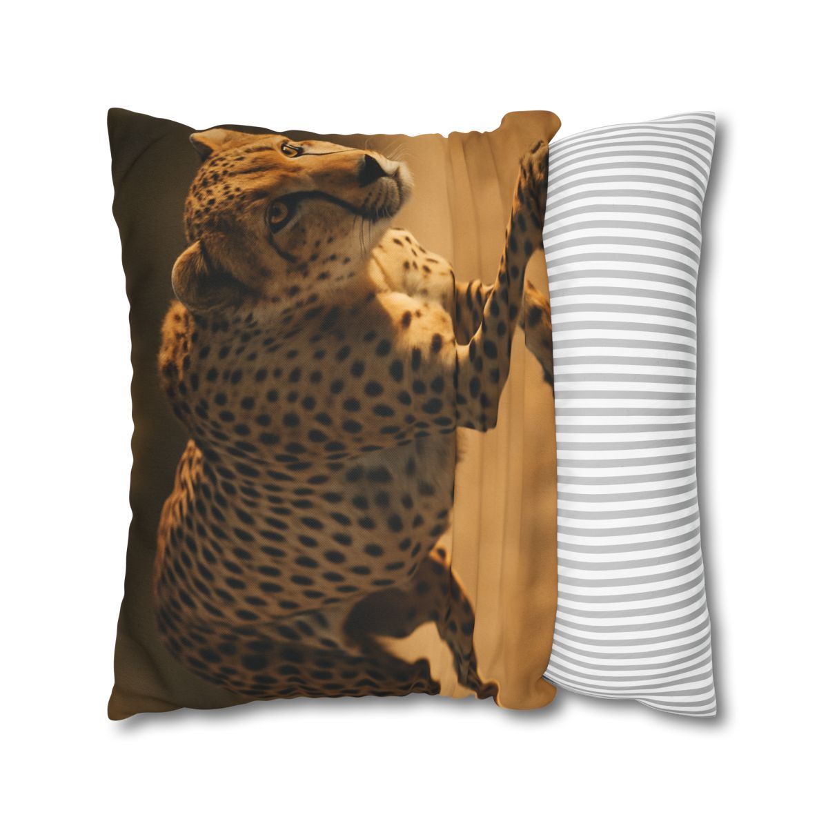 Speed Whisper Cheetah soft cotton pillow cases