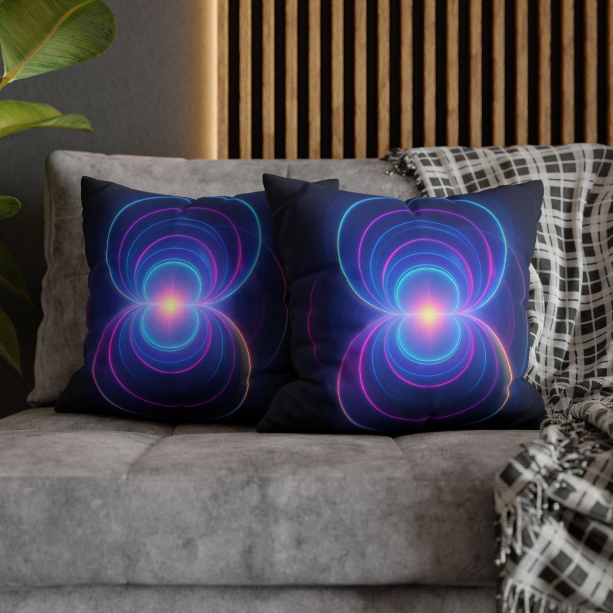 Prismatic Lensing Bloom soft cotton pillow cases