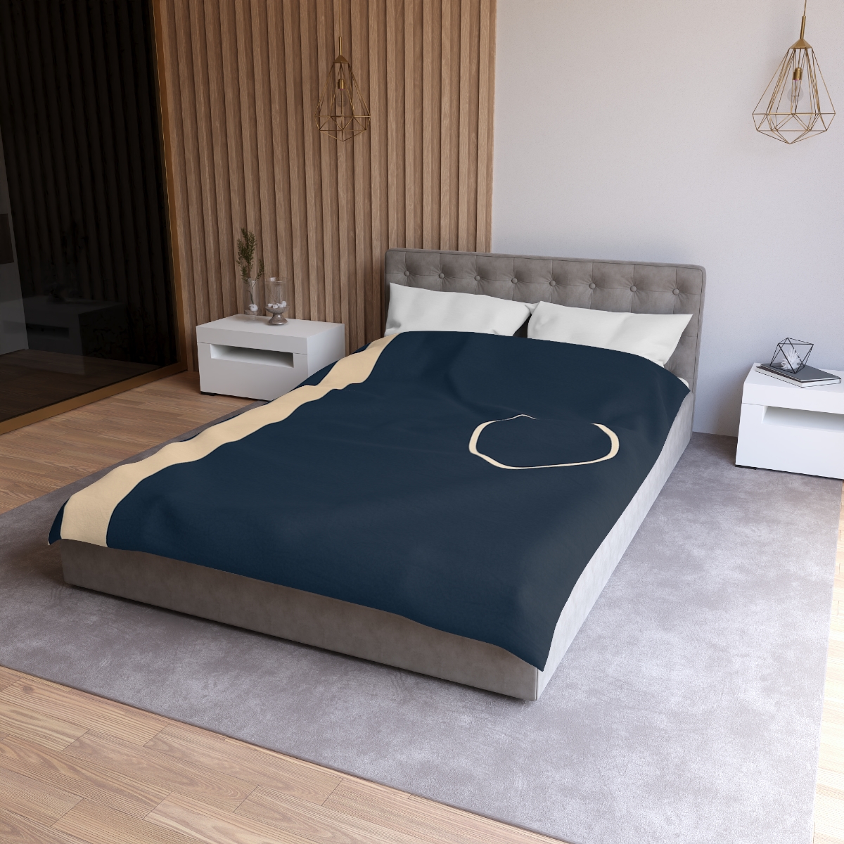 Quiet Column And Floating Ring designer printed duvets