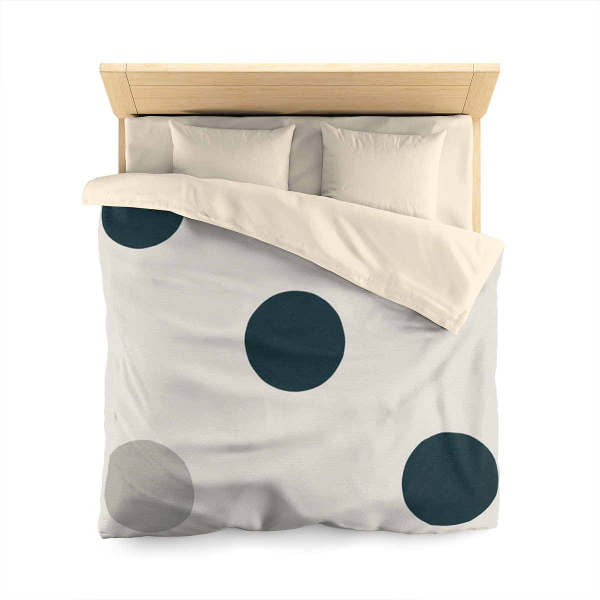 Sparse Dot Grid Rhythm personalized bedding duvets