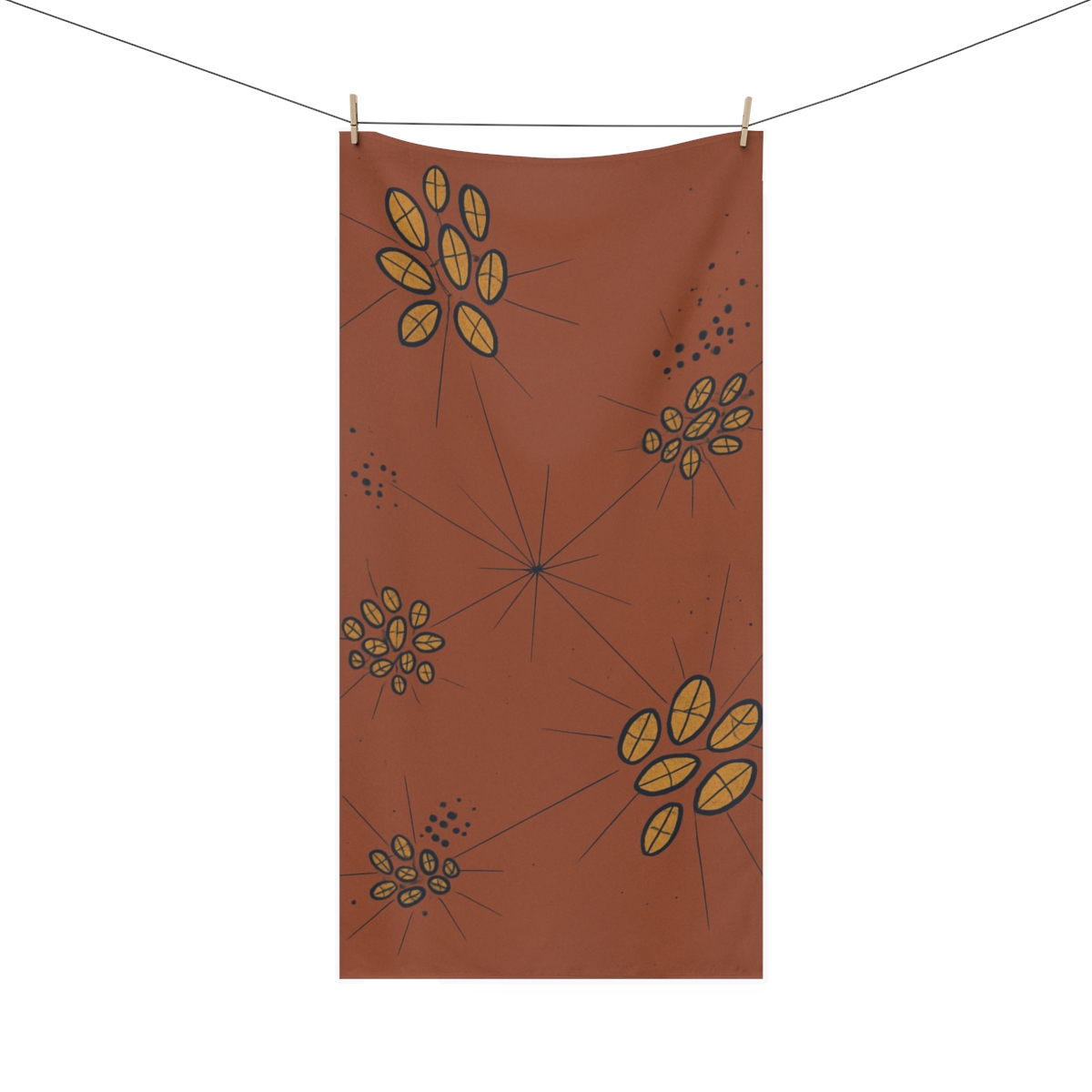 Seed Pod Constellation comfortable face towels