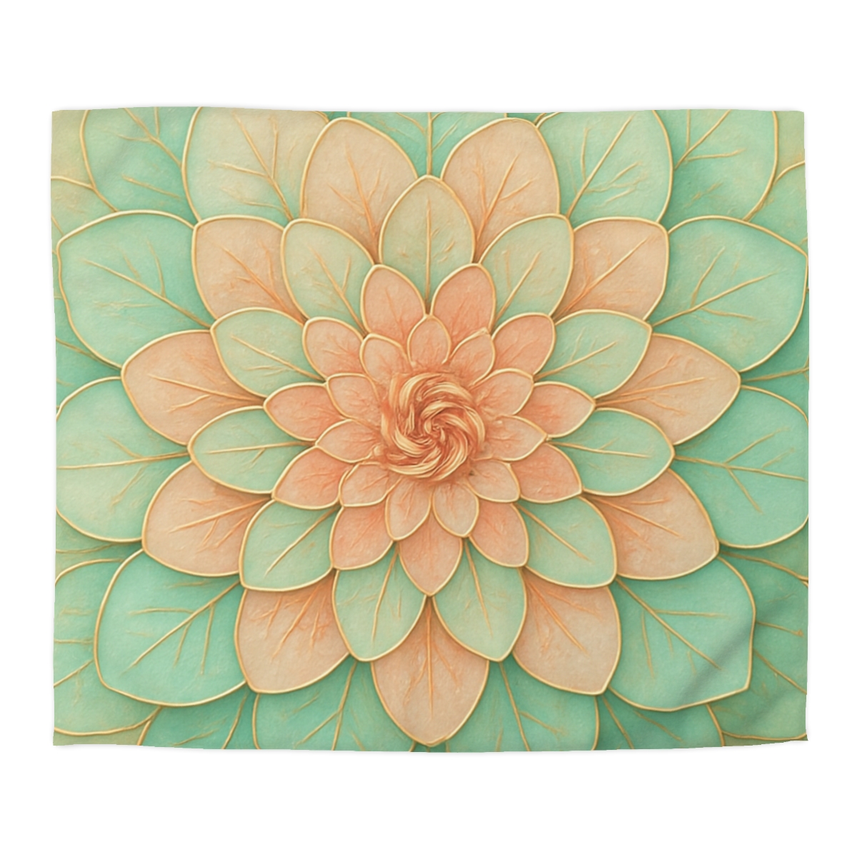Petal Spiral Mosaic duvets for gifts