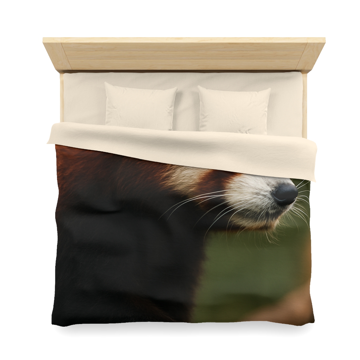 Bamboo Climber Red Panda custom duvets