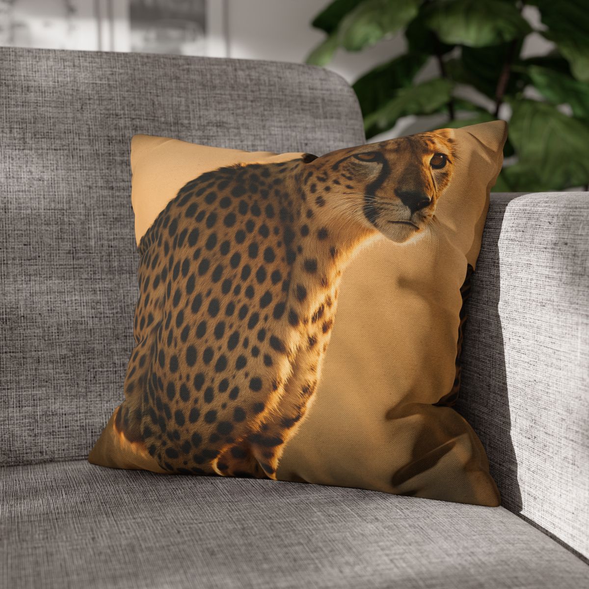 Horizon Runner Cheetah soft cotton pillow cases