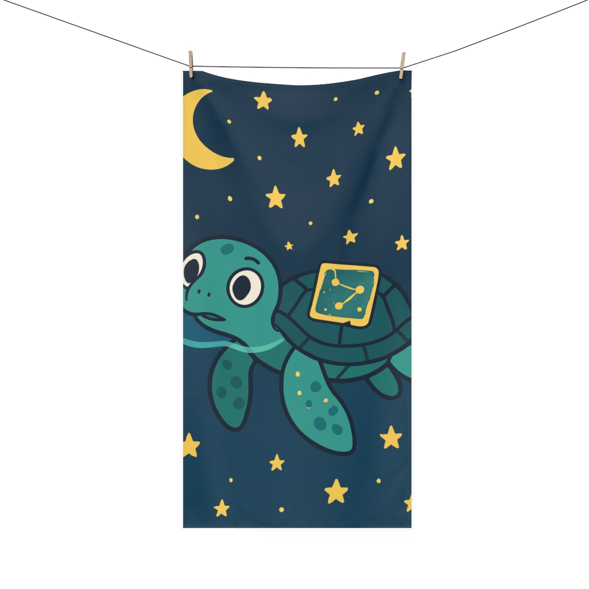 Stargazer Sea Turtle decorative home towels