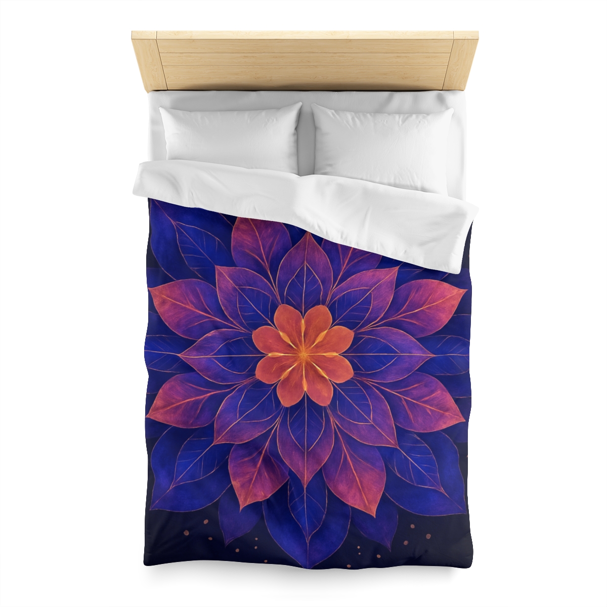 Petal Prism Mandala designer printed duvets