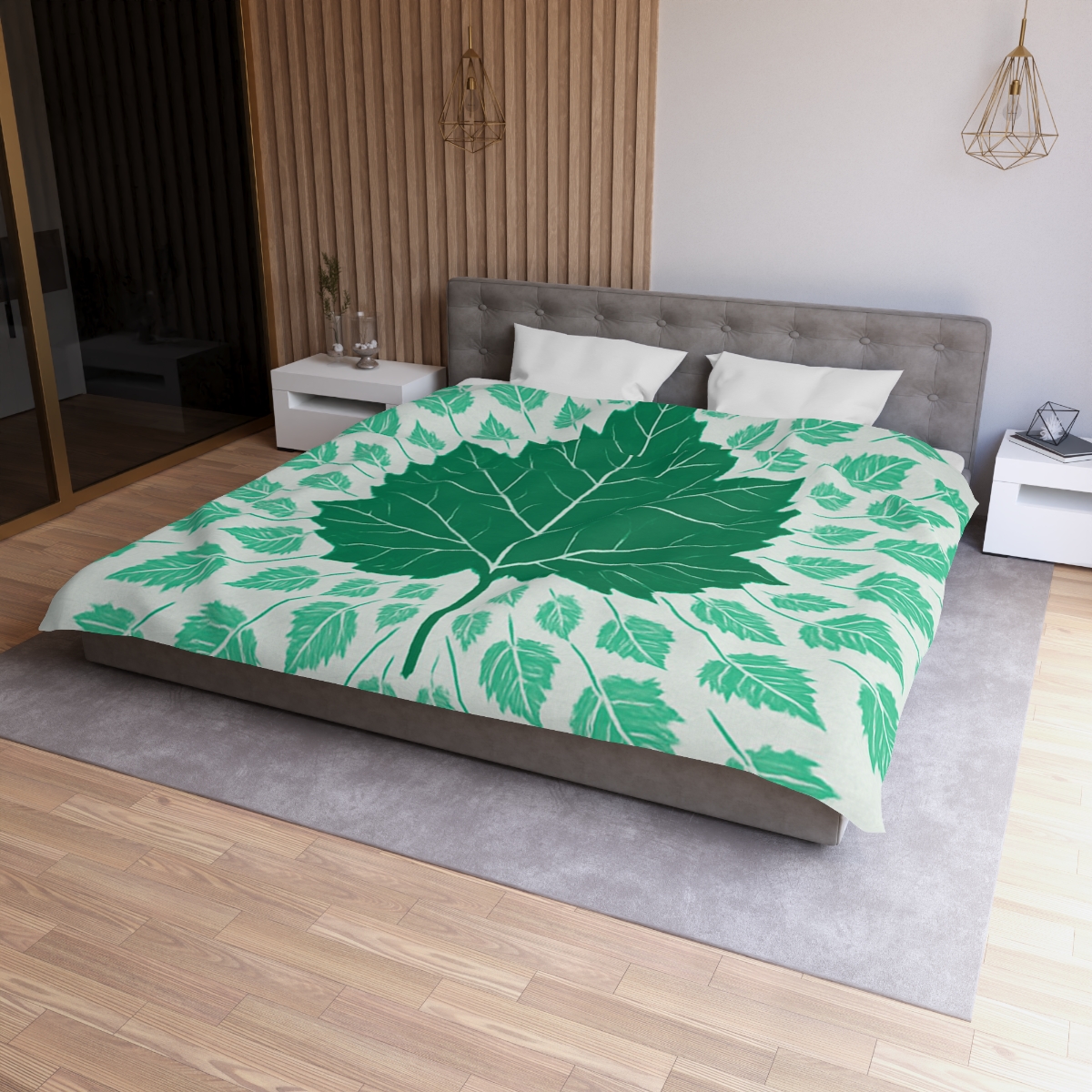 Fractal Leaf Radiance duvets for gifts