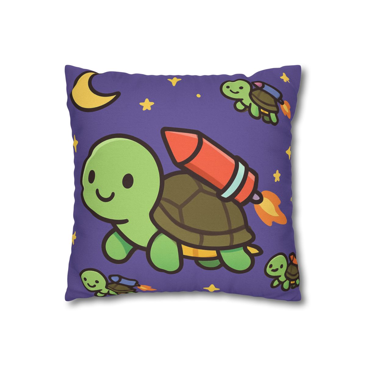 Rocket Powered Turtle Parade custom pillow cases