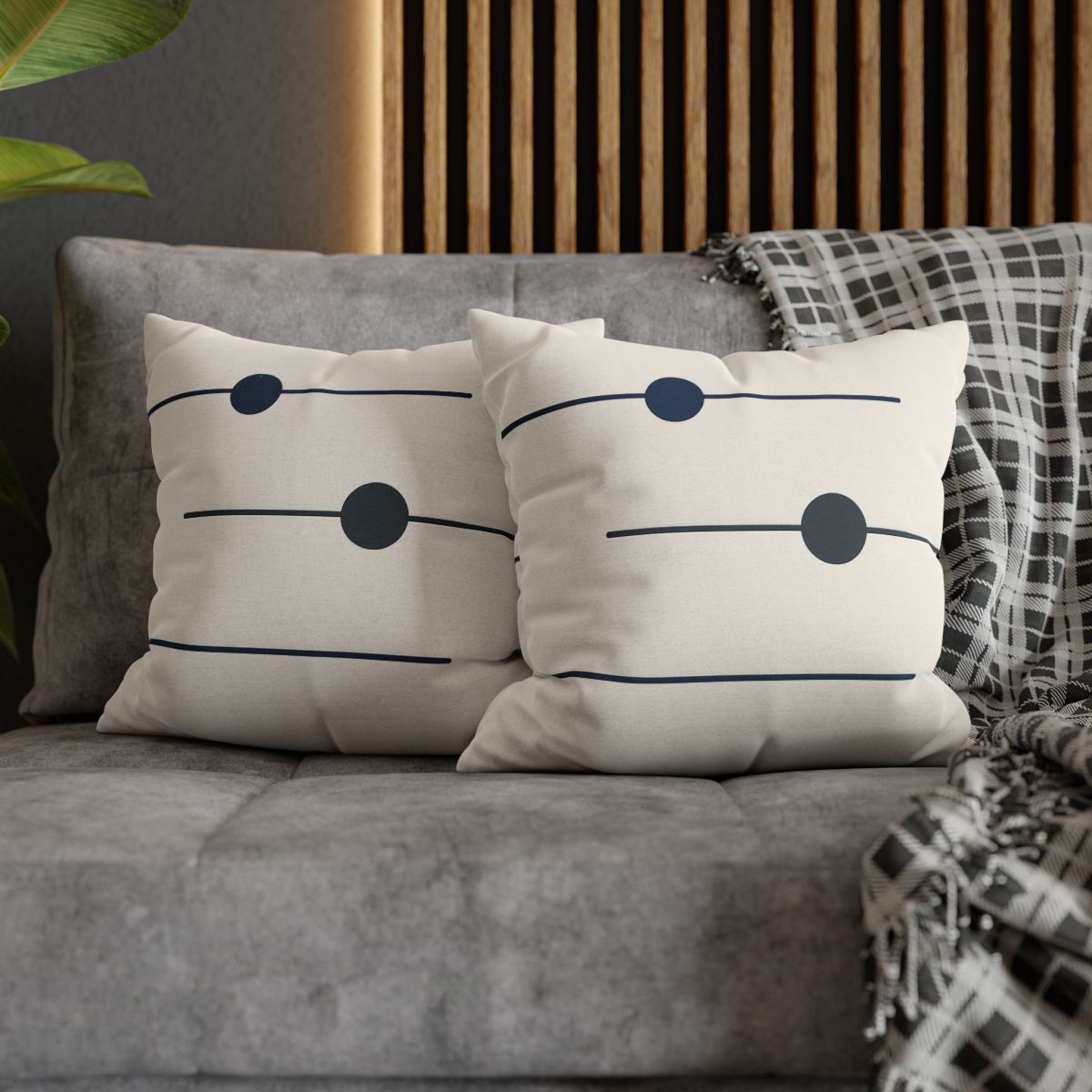 Orbital Line Array custom pillow cases