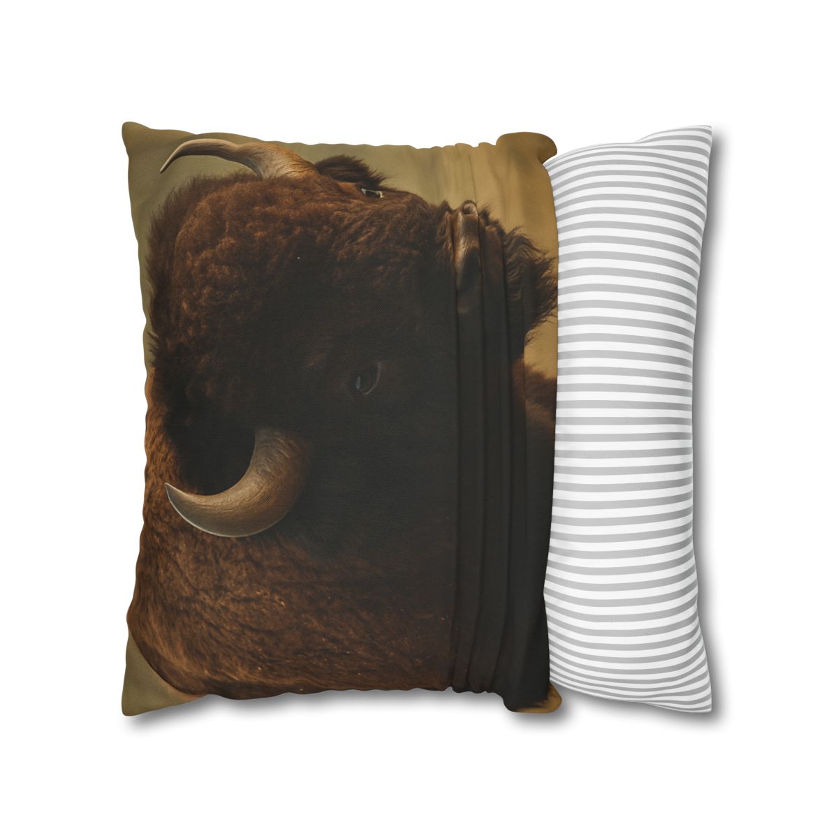 Thunder Stillness American Bison soft cotton pillow cases