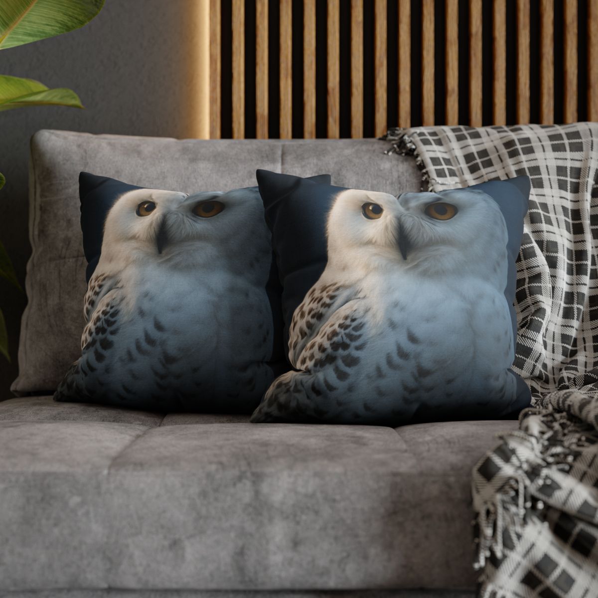 Midnight Watch Snowy Owl unique gift pillow cases