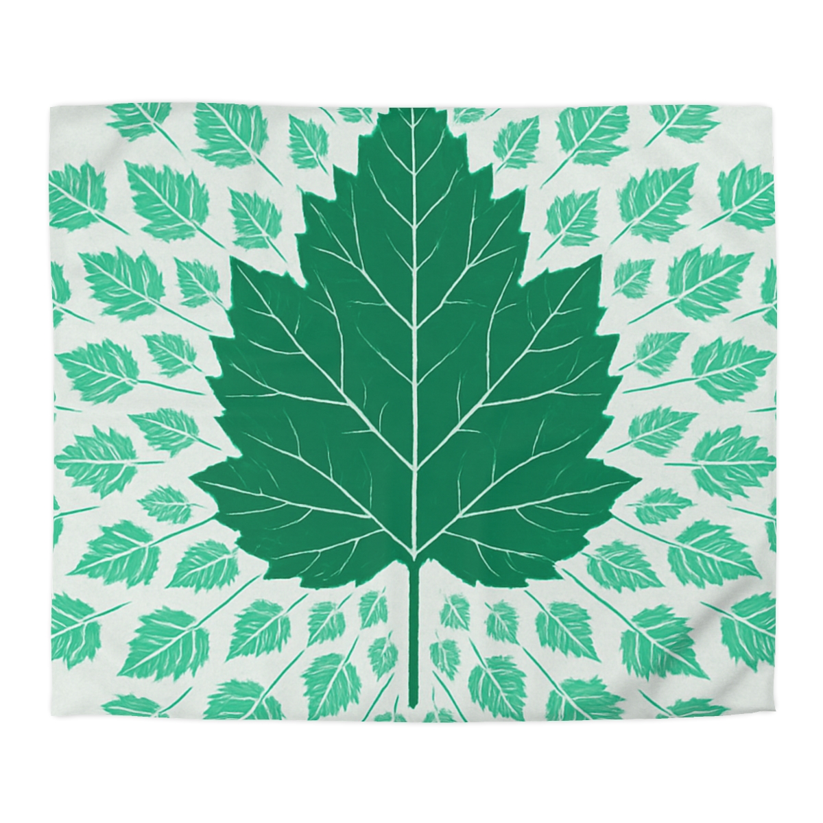 Fractal Leaf Radiance duvets for gifts