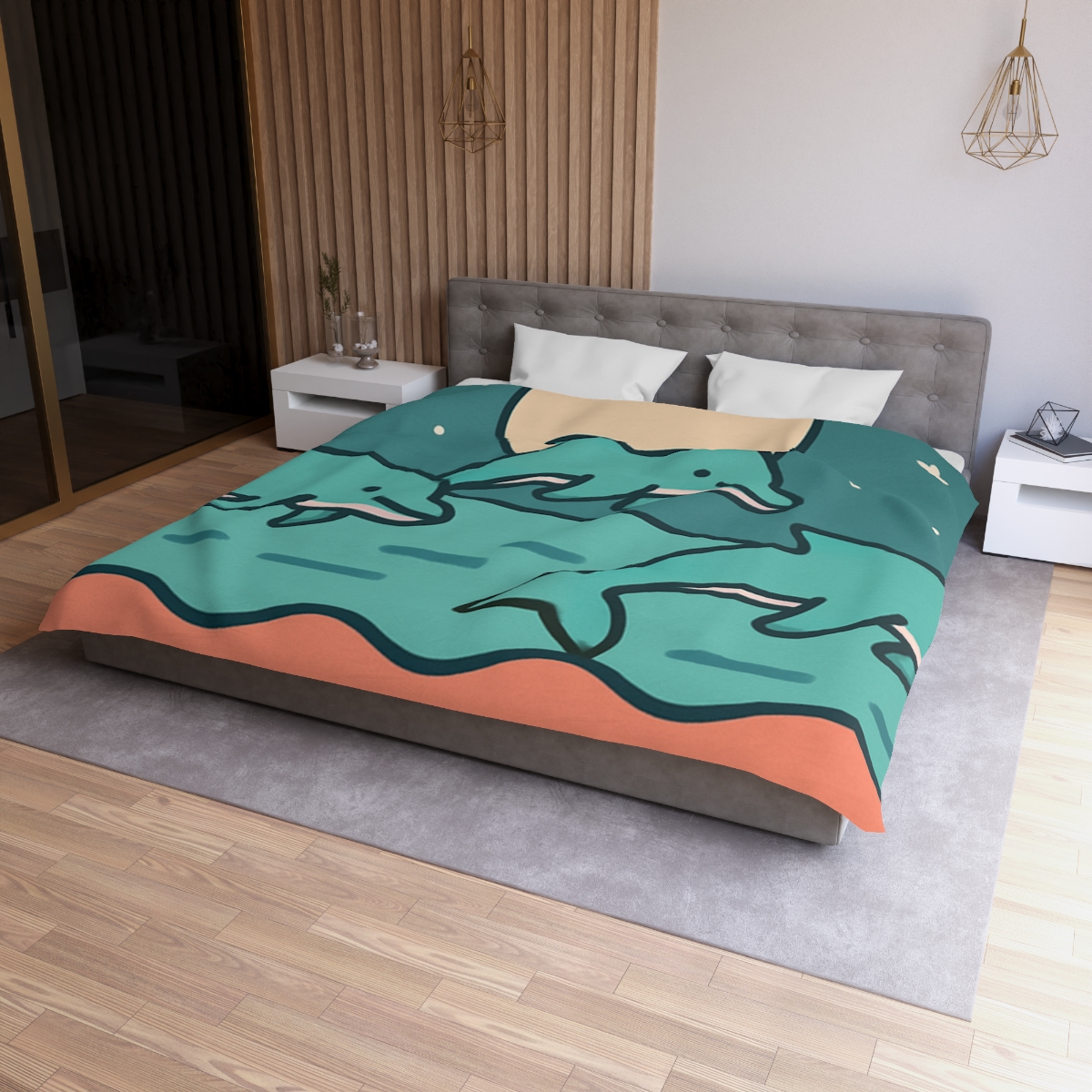 Moonlight Dolphin Parade warm winter duvets